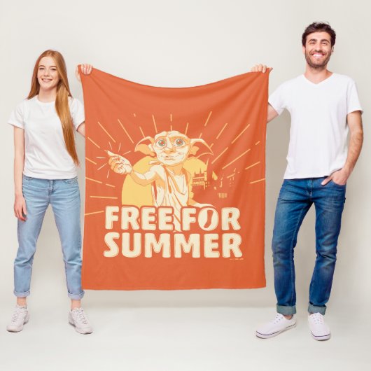 Couverture Polaire HARRY POTTER™ | Dobby Gratuit En Été (En situation)