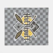 Couverture Polaire Harry Potter | Gryffindor Blason QUIDDITCH™ (Devant (Horizontal))