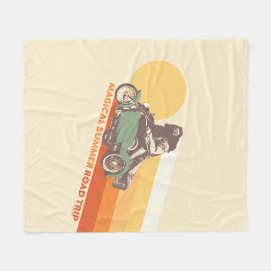 Couverture Polaire HARRY POTTER™ | Hagrid Magical Summer Road Trip (Devant (Horizontal))