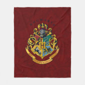 Couverture Polaire Harry Potter | Hogwarts Crest - Full (Devant)