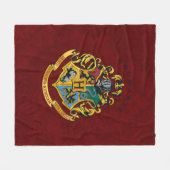 Couverture Polaire Harry Potter | Hogwarts Crest - Full (Devant (Horizontal))