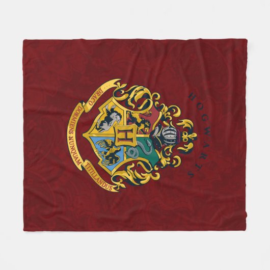 Couverture Polaire Harry Potter | Hogwarts Crest - Full (Devant (Horizontal))