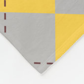 Couverture Polaire Harry Potter | Hufflepuff House Pride Crest (Coin)