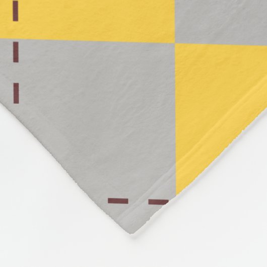 Couverture Polaire Harry Potter | Hufflepuff House Pride Crest (Coin)