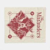 Couverture Polaire HARRY POTTER™ Les Marauders Animagus Graphisme (Devant (Horizontal))