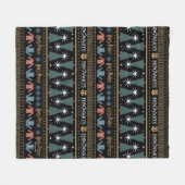 Couverture Polaire HARRY POTTER™ Motif de sueur de vacances (Devant (Horizontal))