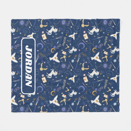 Couverture Polaire HARRY POTTER™ Motif Icone Solstice d'Été (Devant (Horizontal))