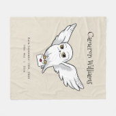 Couverture Polaire Harry Potter | Personalized Hedwig (Devant (Horizontal))