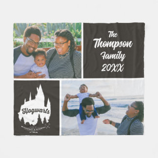 Couverture Polaire Harry Potter | Photo de famille du château HOGWART