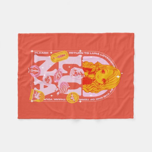 Couverture Polaire HARRY POTTER™ | Retournez à Luna Lovegood (Devant (Horizontal))