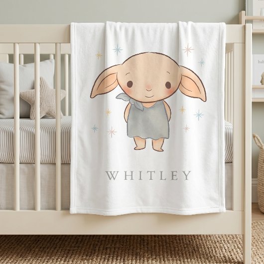 Couverture Polaire Harry Potter simple - Baby Shower de Dobby