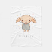 Couverture Polaire Harry Potter simple - Baby Shower de Dobby (Devant)
