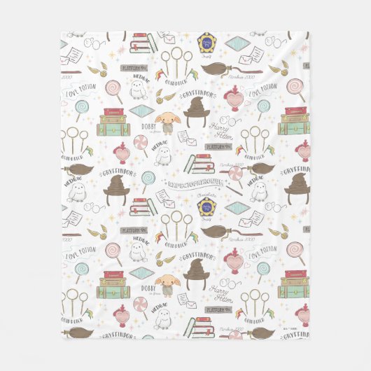Couverture Polaire Harry Potter simple - Baby Shower Dobby (Devant)