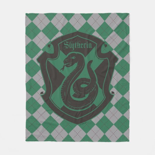 Couverture Polaire Harry Potter | Slytherin House Pride Crest (Devant)