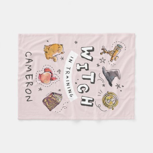 Couverture Polaire HARRY POTTER™ | Sorcière en formation (Devant (Horizontal))