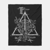 Couverture Polaire Harry Potter Spell | HAUTEUR DE MORT Graphique (Devant)