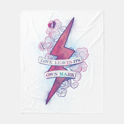 Couverture Polaire Harry Potter Spell | Love Feuilles son propre Mark (Devant)