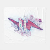 Couverture Polaire Harry Potter Spell | Love Feuilles son propre Mark (Devant (Horizontal))