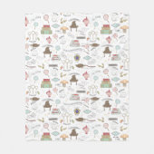 Couverture Polaire HARRY POTTER™ Tiny Magic Pattern (Devant)