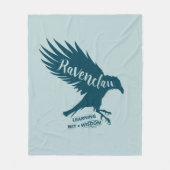 Couverture Polaire Harry Potter | Typographie Silhouette RAVENCLAW™ (Devant)
