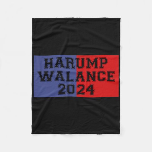 Couverture Polaire Harump Walance 2024 Shirt Harris Trump Wheimer Van (Devant)