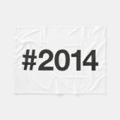 Couverture Polaire Hashtag 11 Anniversaire 2014 (Devant (Horizontal))