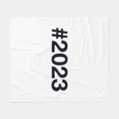 Couverture Polaire Hashtag 2023 (Devant (Horizontal))