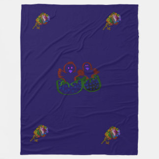 Couverture Polaire Hatchlings with Rainbow Colored Floral