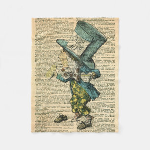 Couverture Polaire Hatter Alice au pays des merveilles Lancer la couv