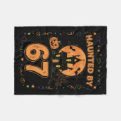 Couverture Polaire Haunted By 67 Funny Halloween  (Devant (Horizontal))