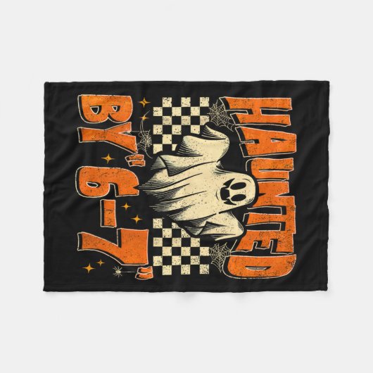 Couverture Polaire Haunted By 67 Funny Haunted By Six Seven Halloween (Devant (Horizontal))