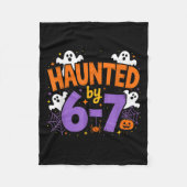 Couverture Polaire Haunted By 6-7 Halloween Ghosts And Sders Design (Devant)