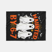 Couverture Polaire Haunted By 6 7 Six Seven 67 Meme Halloween Costume (Devant (Horizontal))