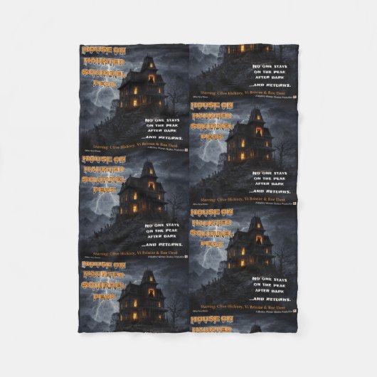 Couverture Polaire Haunted Squirrel Peak (Devant)