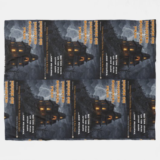 Couverture Polaire Haunted Squirrel Peak (Devant (Horizontal))