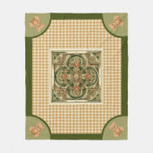 Couverture Polaire Haut Houndstooth, (Devant)