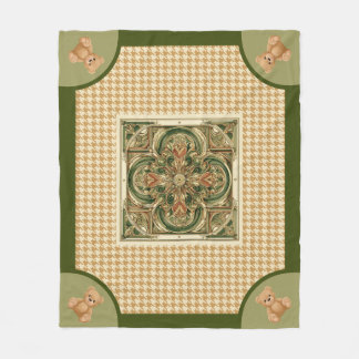 Couverture Polaire Haut Houndstooth,