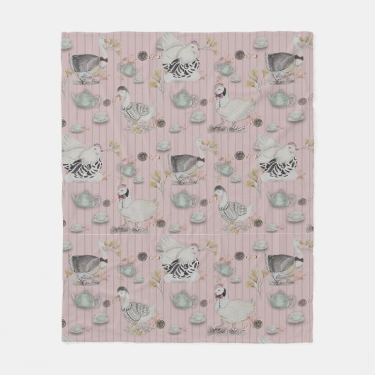 Couverture Polaire Haute Couture Poulet (Devant)