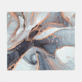 Couverture Polaire Haute résolution. Peinture abstraite de luxe (Devant (Horizontal))
