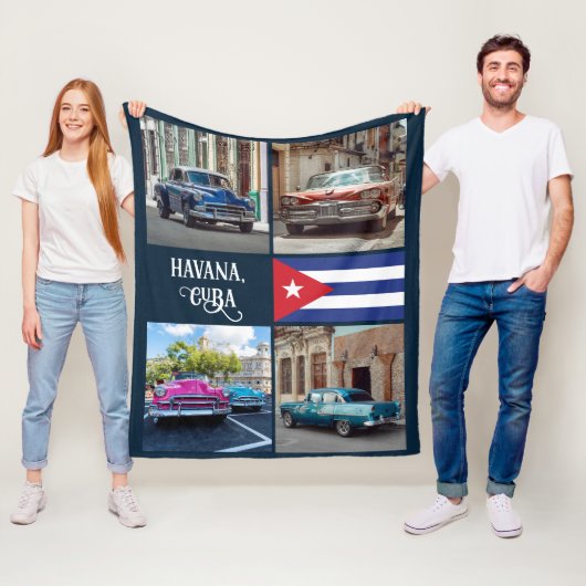 Couverture Polaire Havana CUBA (En situation)