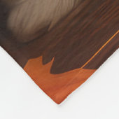 Couverture Polaire Havanais chiot automne ravi Citrouille (Coin)