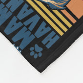 Couverture Polaire Havanese Mama Mother Retro Toxits Dog Maman  (Coin)