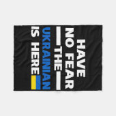 Couverture Polaire Have No Fear The Ukrainian Is Here Proud Ukraine P (Devant (Horizontal))