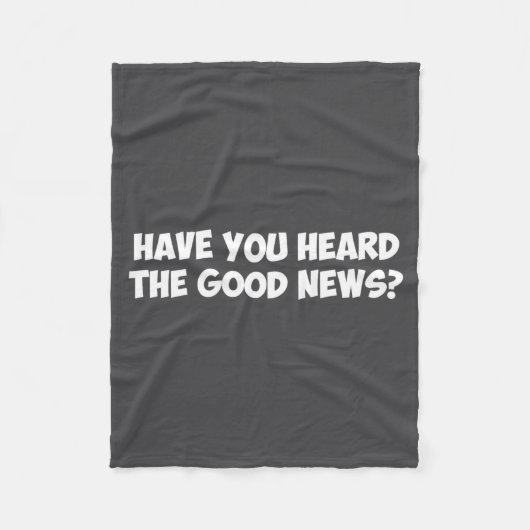 Couverture Polaire Have You Heard The Good News _1  (Devant)