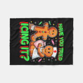 Couverture Polaire Have You Tried Icing It Gingerbread Icu Nurse Chri (Devant (Horizontal))