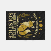 Couverture Polaire Have Yourself A Merry Little Solstice Fox Mystic (Devant (Horizontal))