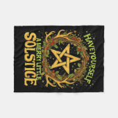 Couverture Polaire Have Yourself A Merry Little Solstice Quote  (Devant (Horizontal))