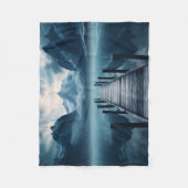 Couverture Polaire Haven Mountain Lakeside Horizon Paysage (Devant)