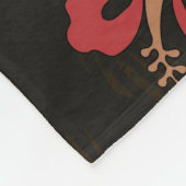 Couverture Polaire Hawaii Aloha Flower Art Print (Coin)