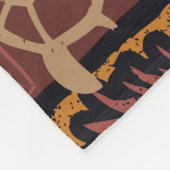 Couverture Polaire Hawaiian Tribal : Vintage Fabric Patchwork (Coin)